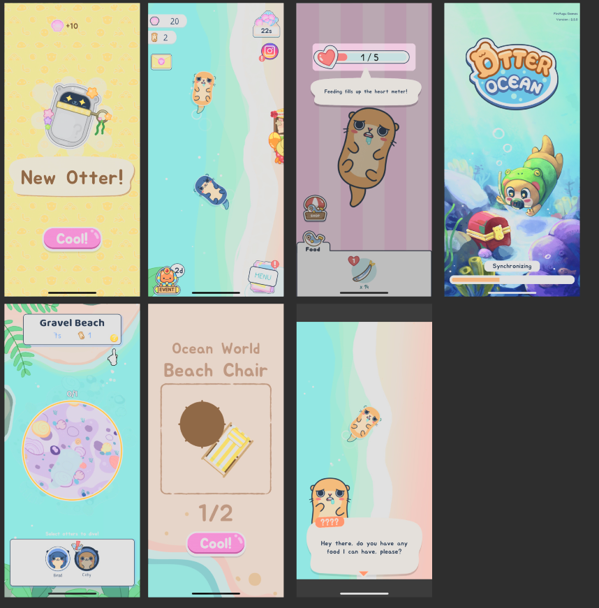Art style reference — idle clicker visual tone